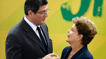 Joaquim Levy y Dilma Rousseff