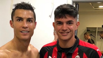 Ronaldo junto a Bellanova