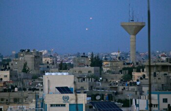 Vista desde Franja de Gaza.