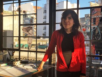 En su casa-estudio de Almagro