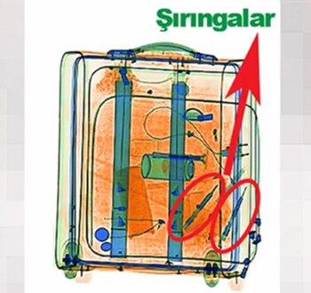 Las jeringas no levantaron sospechas