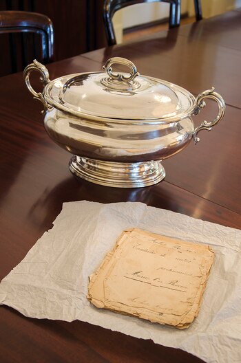 El manuscrito hallado, junto con