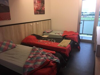 La habitación donde descansaron los