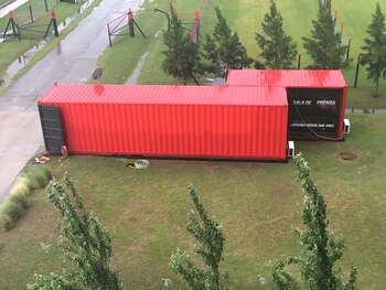 El container montado en el