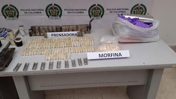 Droga que enviaba desde Colombia