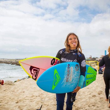 La surfista de 21 años