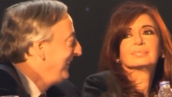 Néstor Kirchner, en otro de