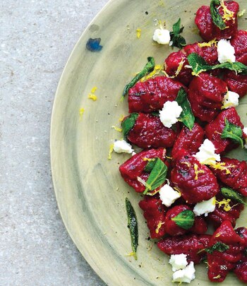 Una opción original: ñoquis de