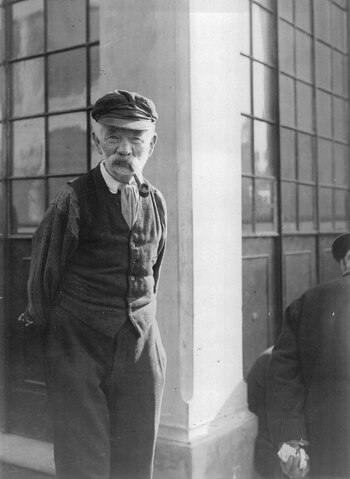 Una de las personas alojadas