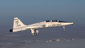 Un T-38 Talon de entrenamiento