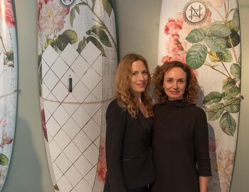 Gabi López junto a la