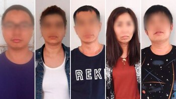 Los once detenidos del caso,