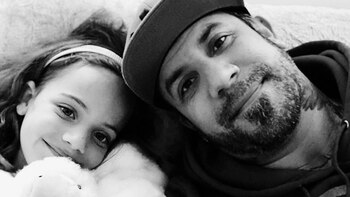 AJ McLean y su hija