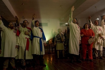 Thoper Grace y Adam Driver,