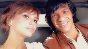 La actriz con el cabello