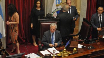 Federico Pinedo presidió la sesión