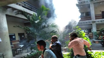 Los colectivos chavistas dispararon contra