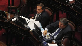 Los legisladores Guillermo Snopek y