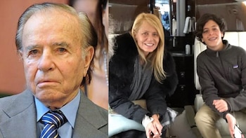 Carlos Menem, Cecilia Bolocco y