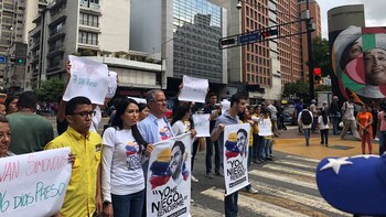 Protestas en Caracas a 100