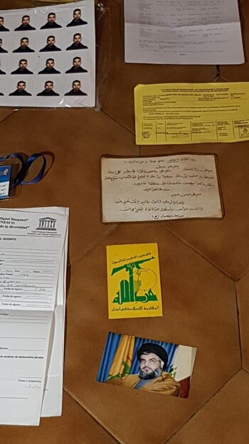 Parte de la documentación secuestrada