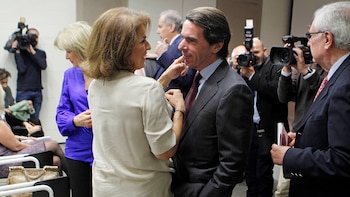 José María Aznar junto a
