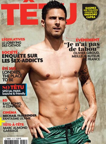 Olivier Giroud fue tapa de