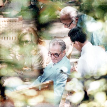 Una de las pocas fotografías