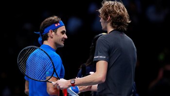 Zverev venció a Federer y