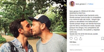 El posteo de Grosso cuando