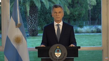 El presidente Mauricio Macri. La