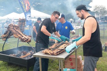 Hubo danza y música folklórica,