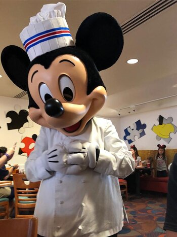 El Chef Mickey. Con su