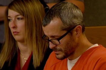 Chris Watts en la corte