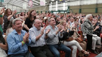 Los legisladores acompañaron a Cristina