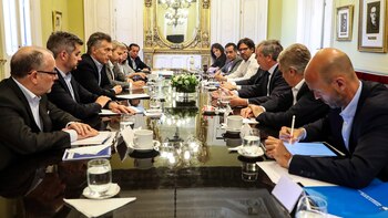 Los radicales Mario Negri y