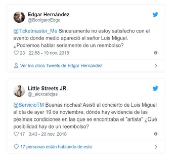 Estas fueron algunas de las