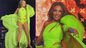 Thalía pasó un momento incómodo