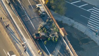 Cuatro vehículos estuvieron involucrados en