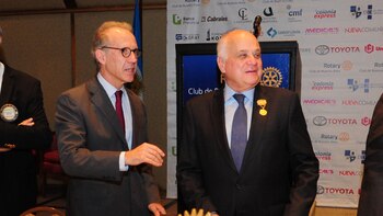 Carlos Rosenkrantz con Ubaldo Aguirre,