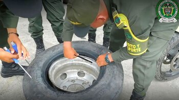 El material incautado fue encontrado