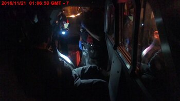 El hombre fue agredido por