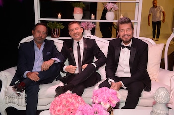 Los tres coincidieron en un