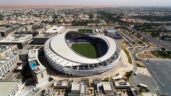 El estadio donde se jugará el 18 de diciembre el equipo ganador de Argentina es el Hazza bin Zayed, del equipo de fútbol Al-Ain FC
