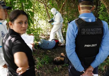 Dos cadáveres tras un enfrentamiento