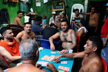 Un grupo de pandilleros se