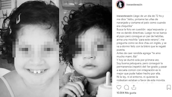 El posteo en Instagram de