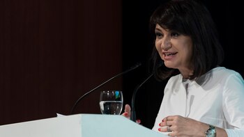 La periodista María Laura Santillán