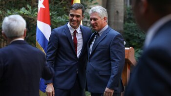 El presidente cubano Miguel Diaz-Canel