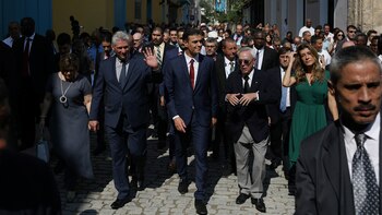 El presidente cubano Miguel Diaz-Canel